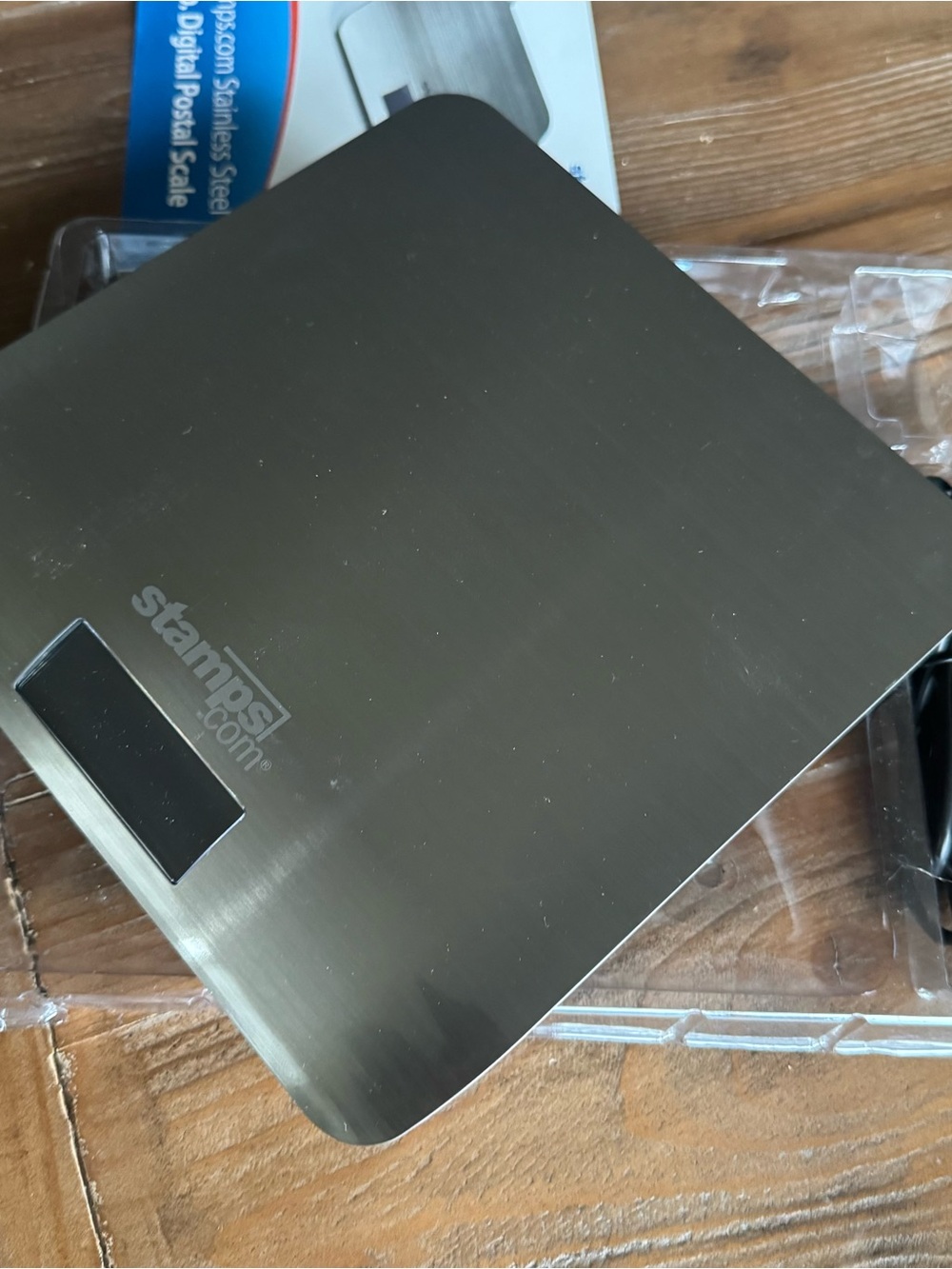 Stamps.com 5 lb Digital Postal Scale - Stainless Steel - Power Adapter Guide